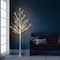 6ft. Pre-Lit White Artificial Twig Christmas Tree, White Lights, 2ct.